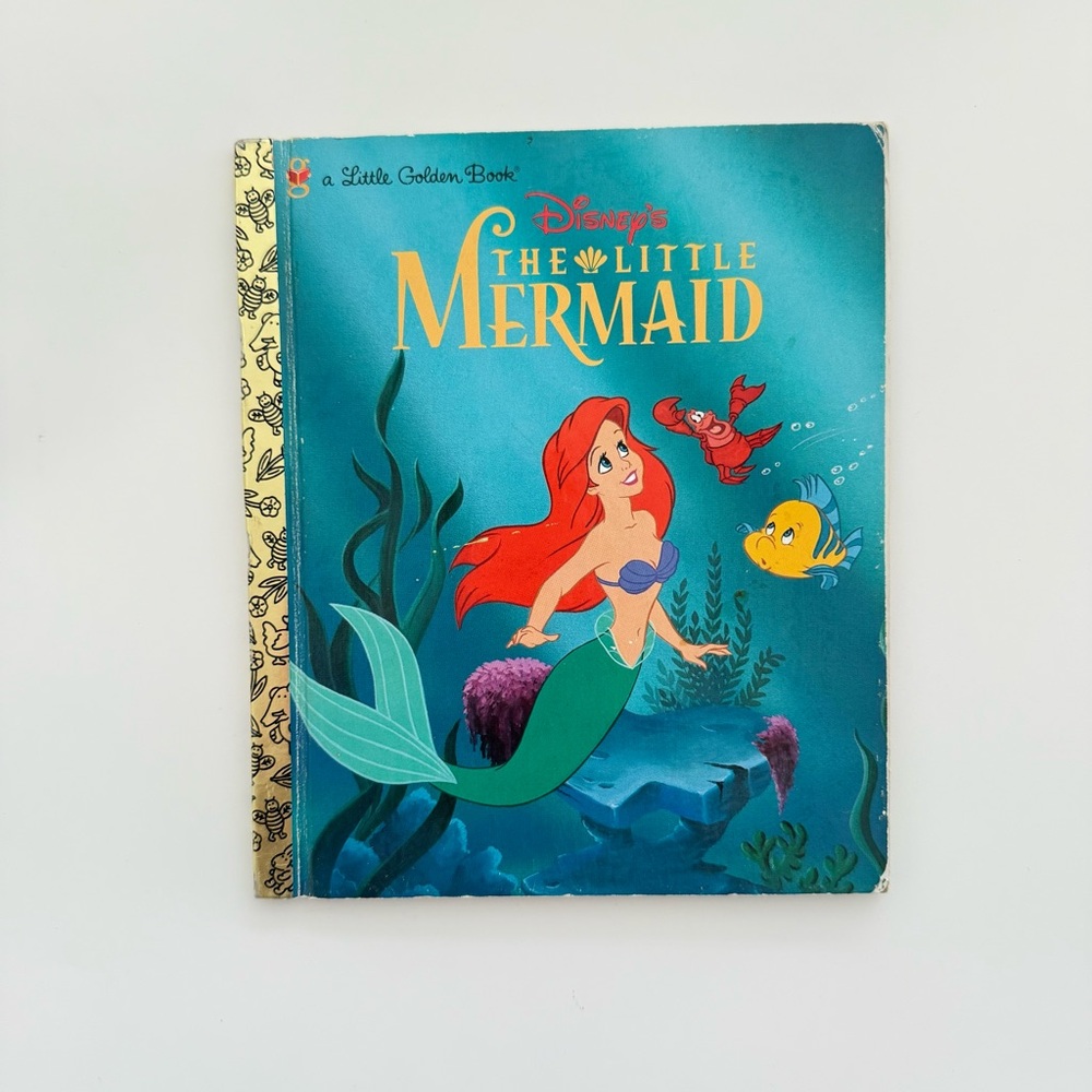 Disney The Little Mermaid Little Golden Book 1997 Vintage
